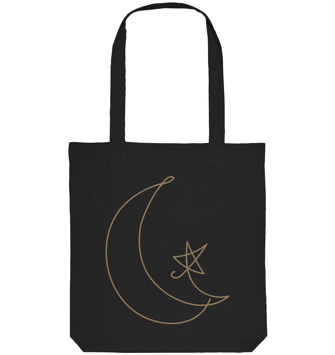 Moon and Star - Organic Tote-Bag