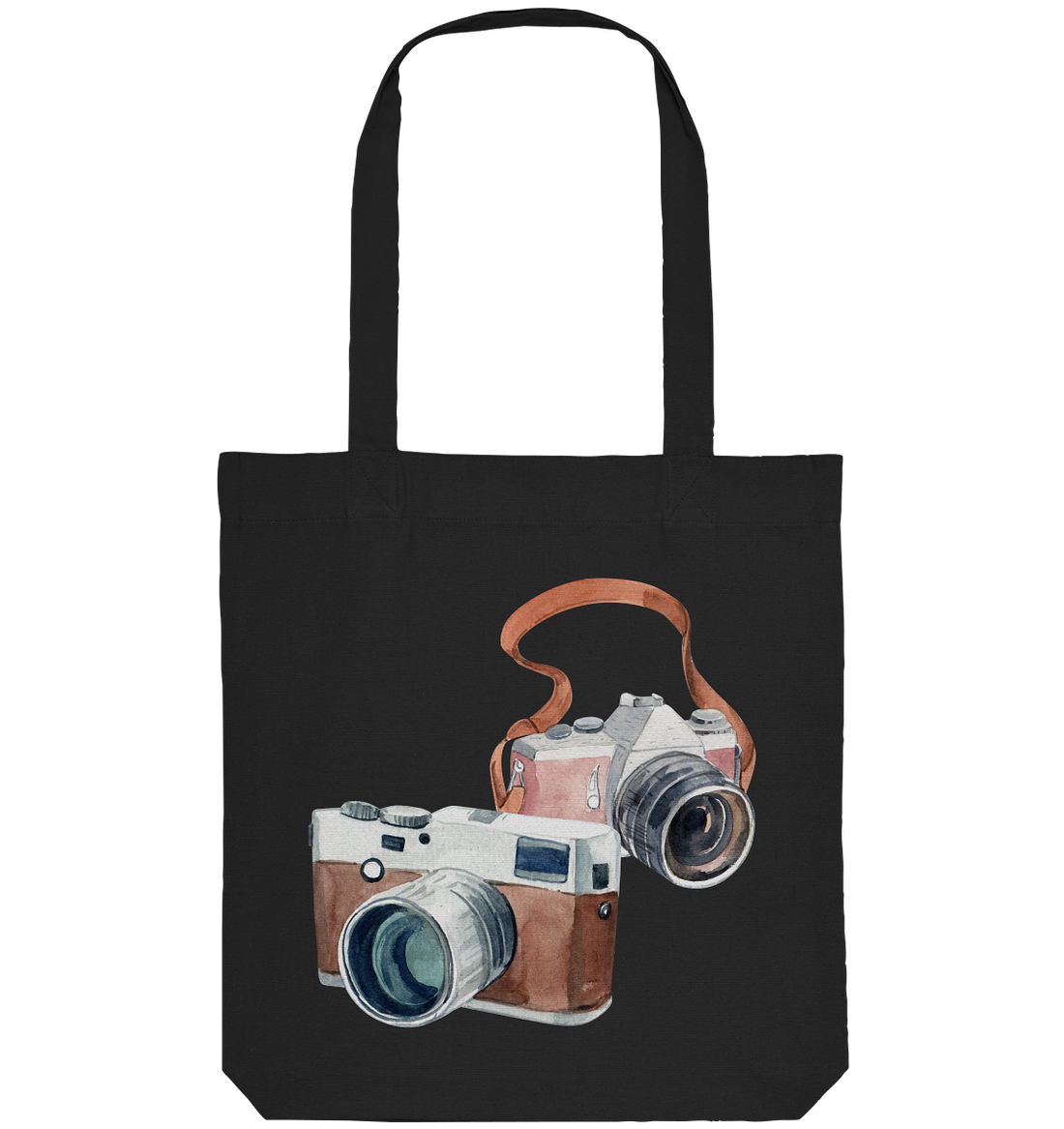 Watercolor Camera - Organic Tote-Bag