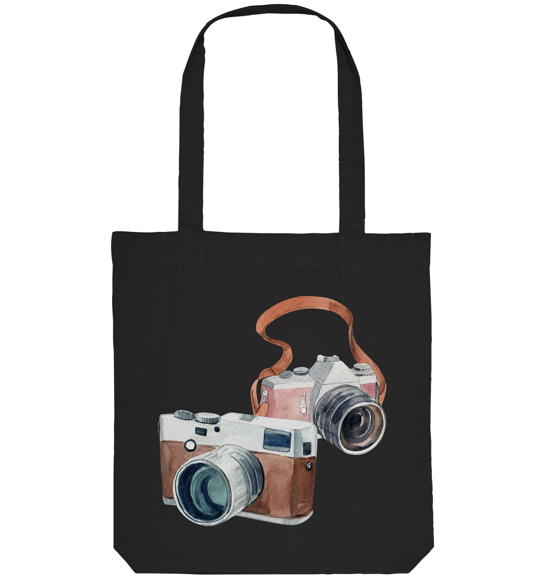 Watercolor Camera - Organic Tote-Bag