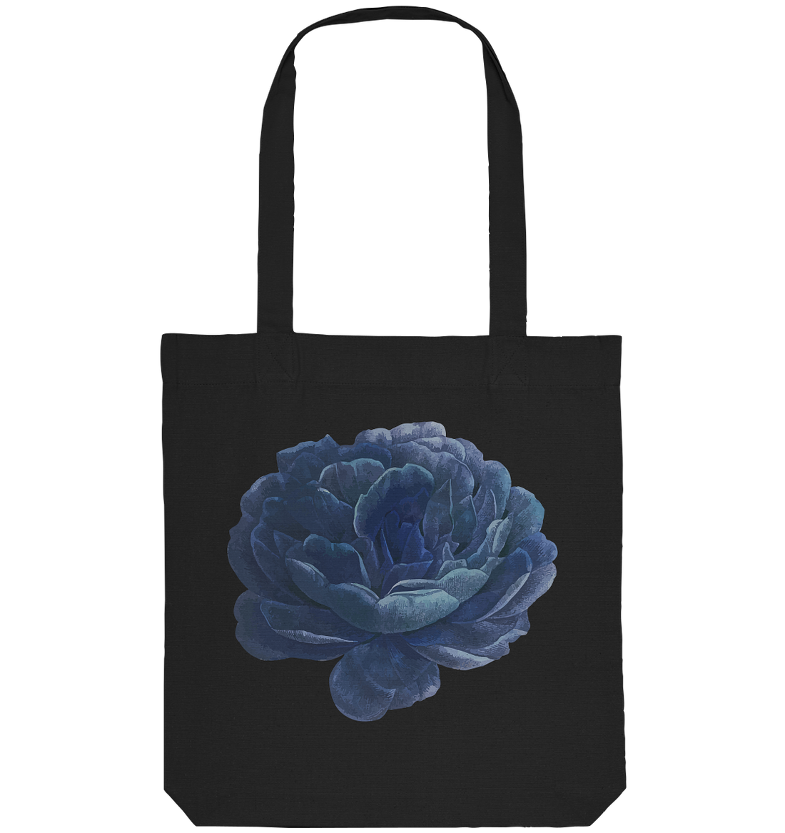 Blue Flower - Organic Tote-Bag