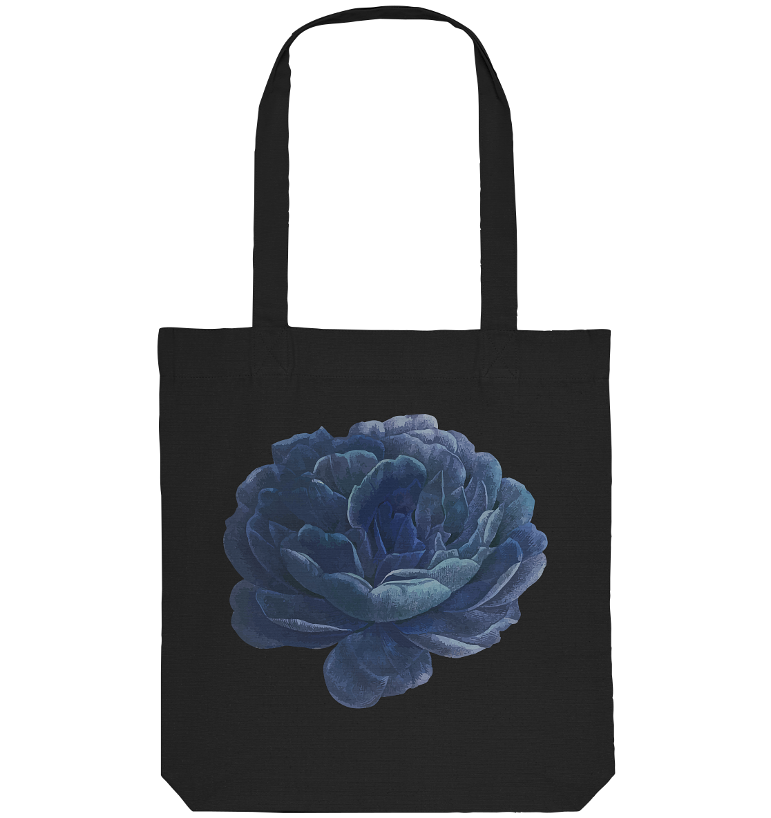 Blue Flower - Organic Tote-Bag