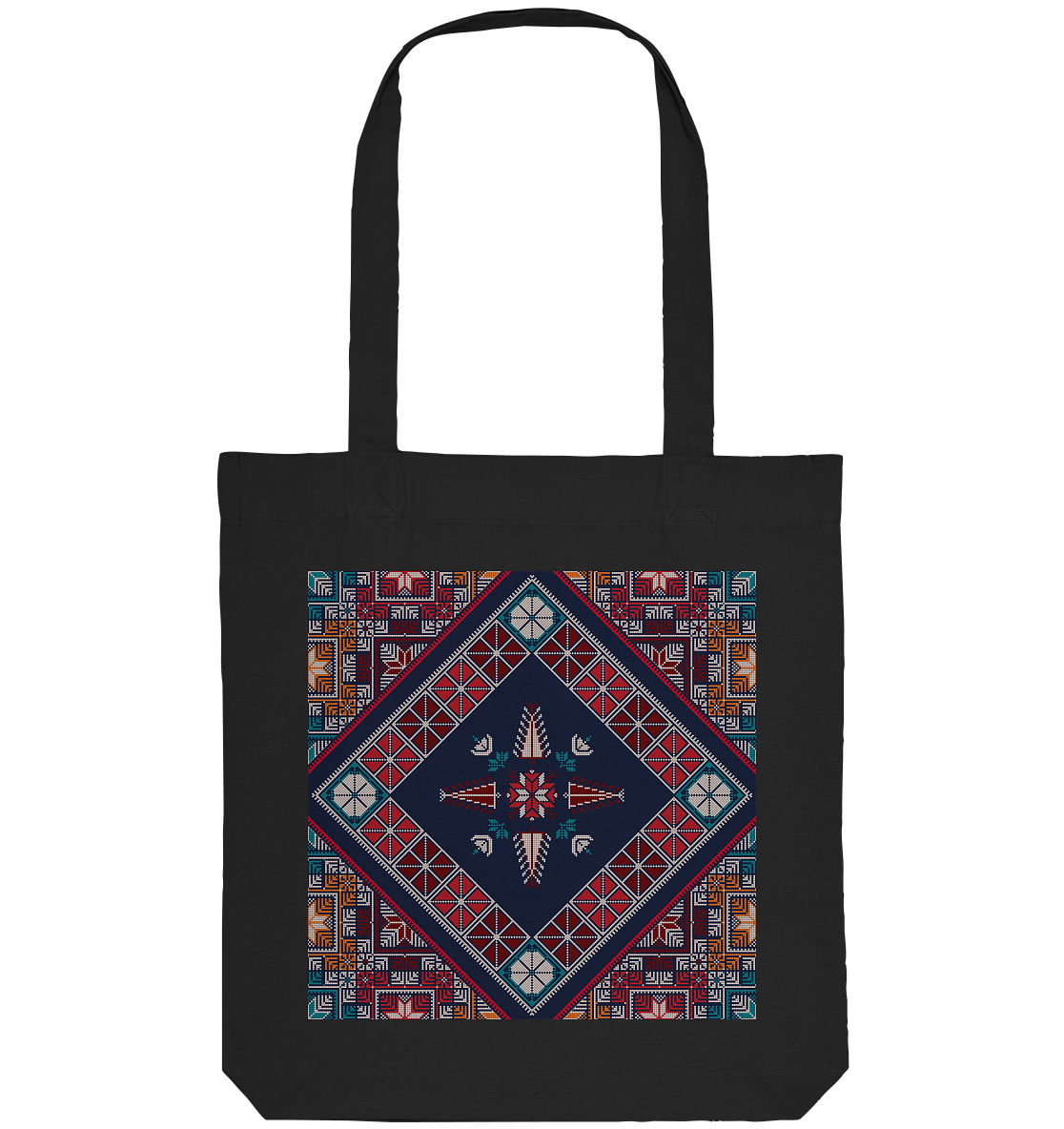 Blue Pattern - Organic Tote-Bag