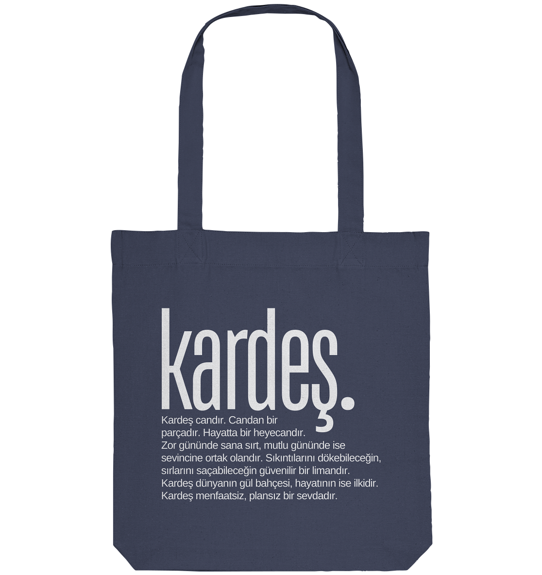 kardeş. - Organic Tote-Bag