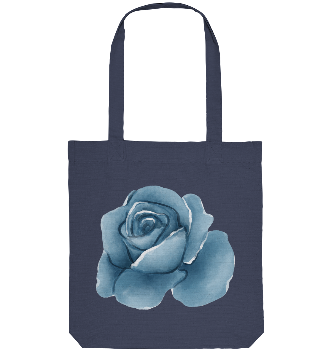 Watercolor Flower blue - Organic Tote-Bag