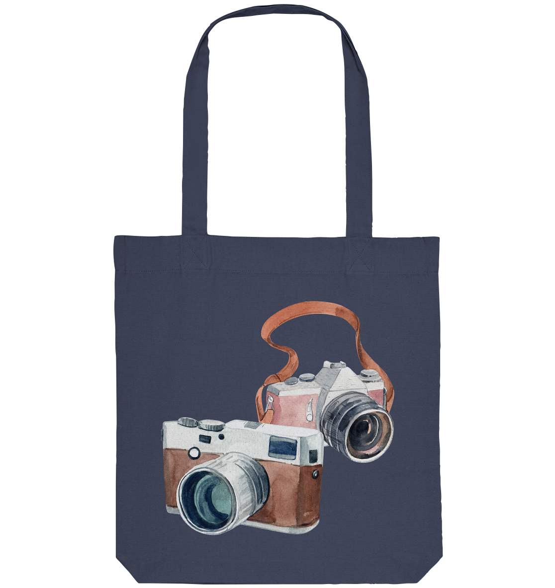 Watercolor Camera - Organic Tote-Bag