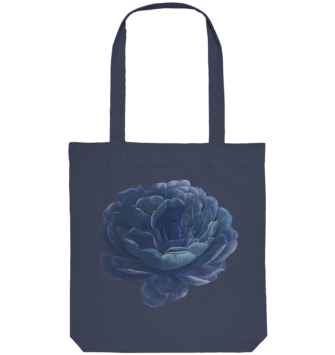 Blue Flower - Organic Tote-Bag