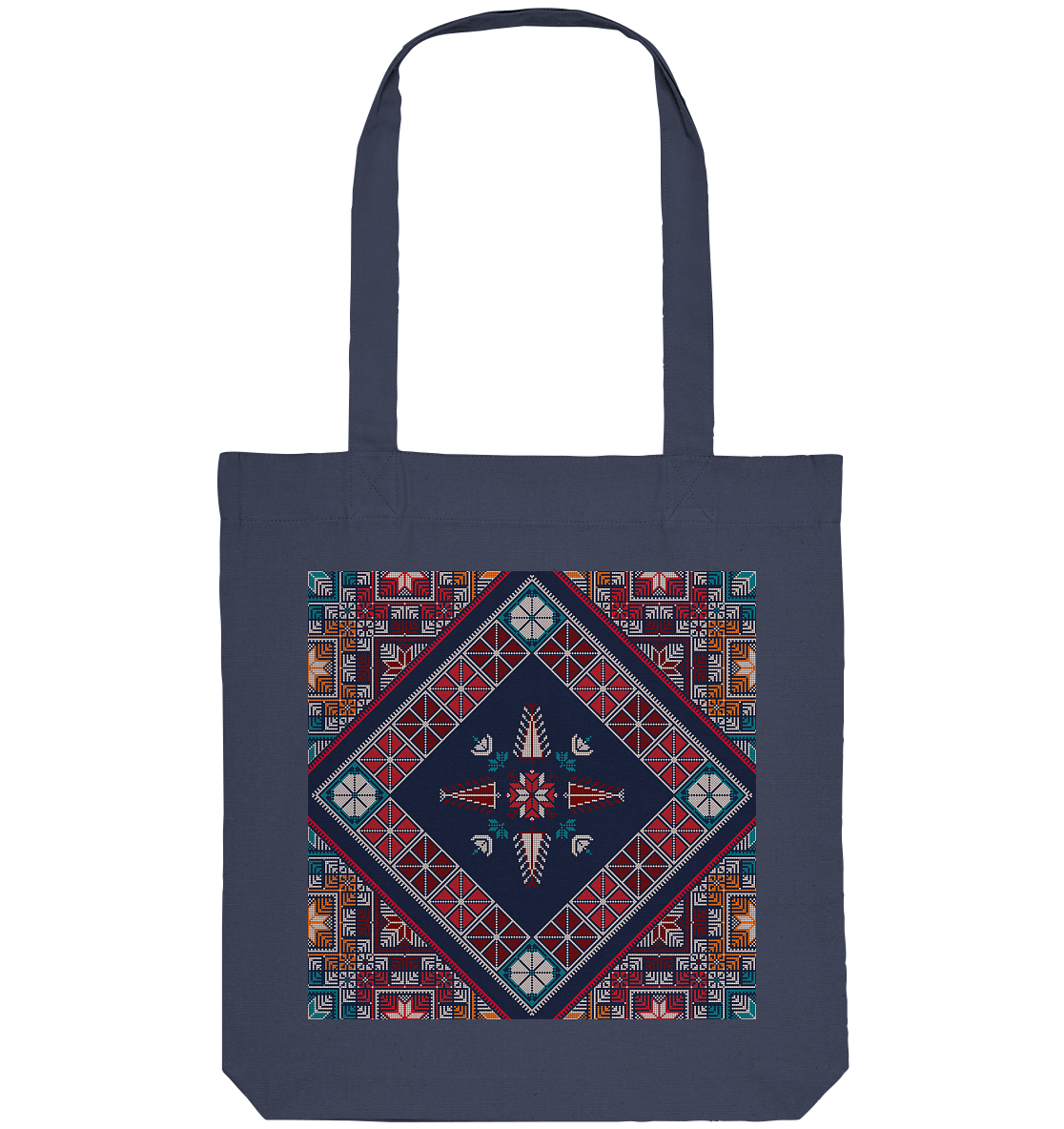 Blue Pattern - Organic Tote-Bag