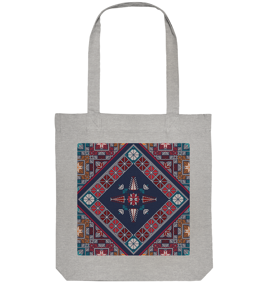 Blue Pattern - Organic Tote-Bag