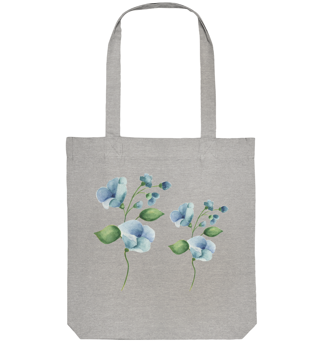 Blue Flowers - Organic Tote-Bag