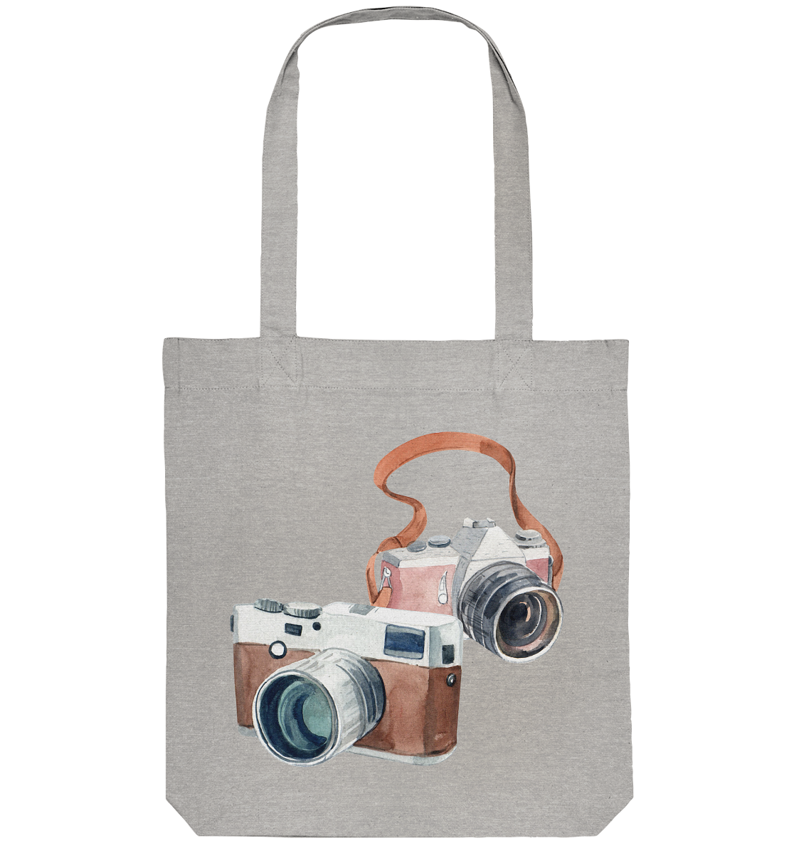 Watercolor Camera - Organic Tote-Bag