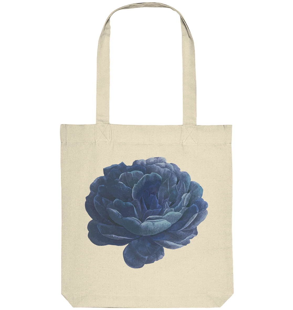 Blue Flower - Organic Tote-Bag