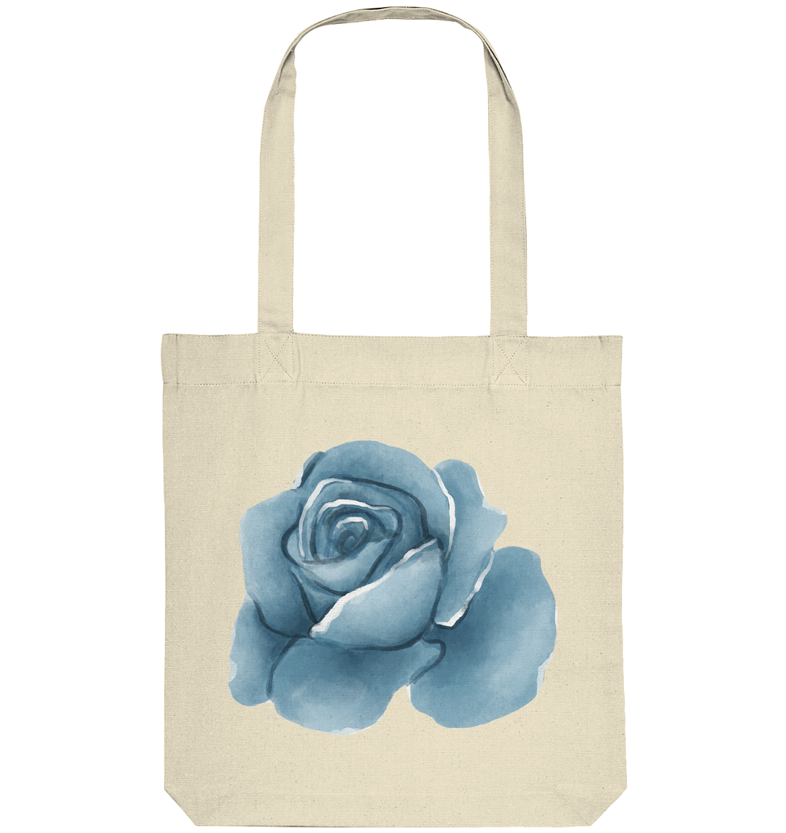 Watercolor Flower blue - Organic Tote-Bag