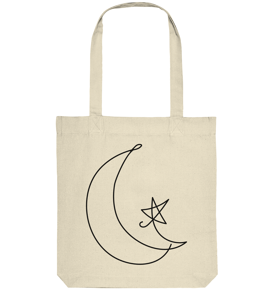 Moon and Star - Organic Tote-Bag