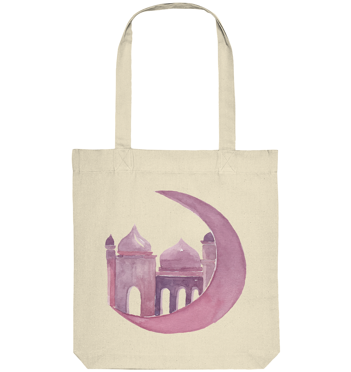 Islamic Watercolor Pink - Organic Tote-Bag