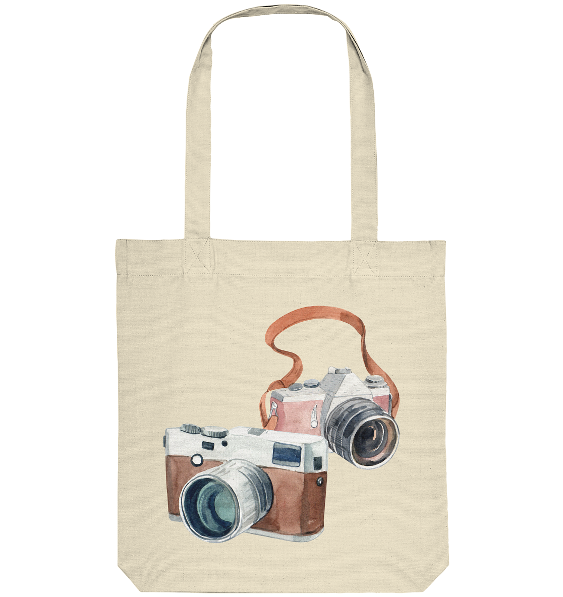 Watercolor Camera - Organic Tote-Bag