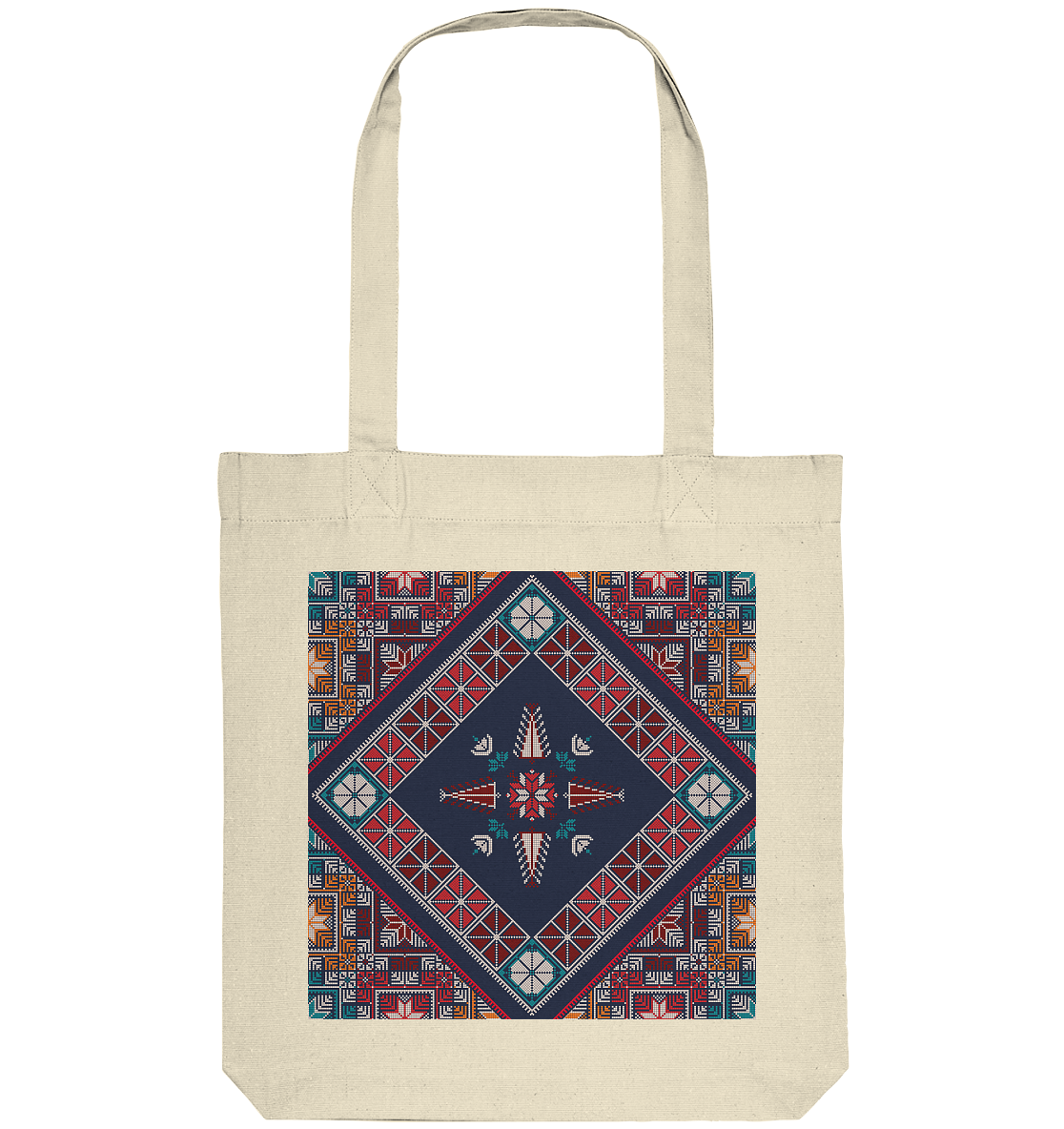 Blue Pattern - Organic Tote-Bag