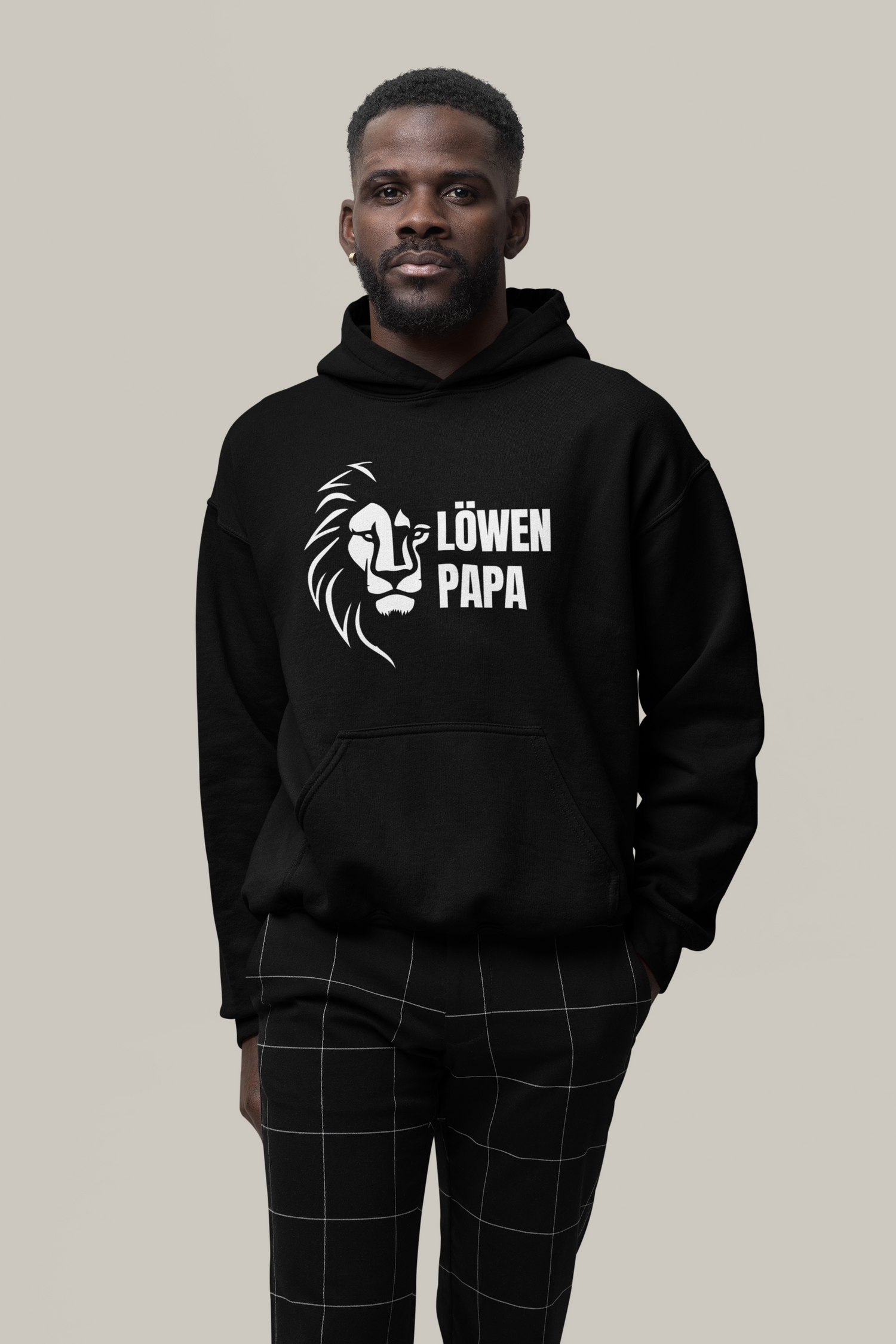 Löwen Papa - Organic Hoodie